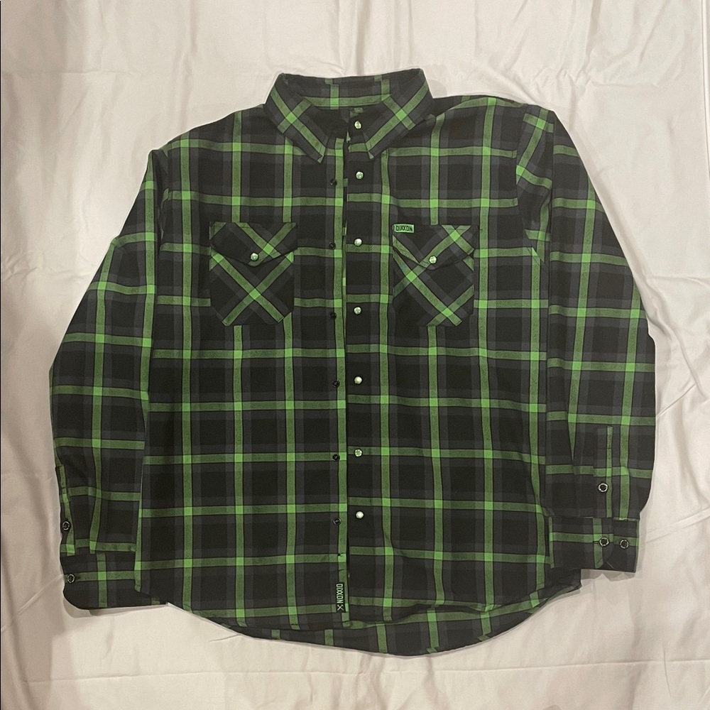 DIXXON Black and Green Plaid Men's Shirt “The Shifter”